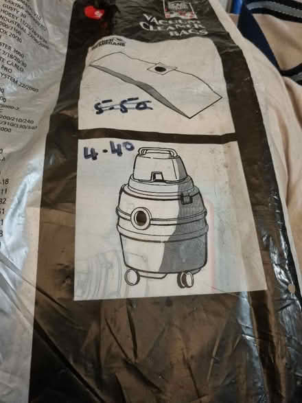 Photo of free 1 x HS 44 vacuum bag for Goblin (HA0) #1