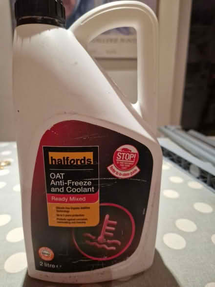 Photo of free OAT anti freeze and coolant (Tooting SW17) #1