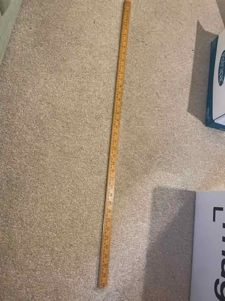 Photo of free 1 metre wooden ruler (Acton W3) #1