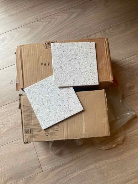 Photo of free Tiles greys and dotts (Beckton E6) #1
