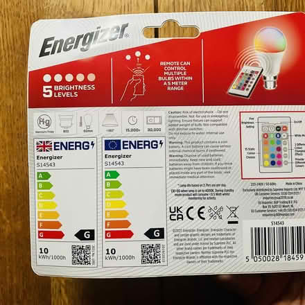 Photo of free LED Lightbulb - Remote Controlled - Bayonet Fitting - New (City of Bristol BS5) #2