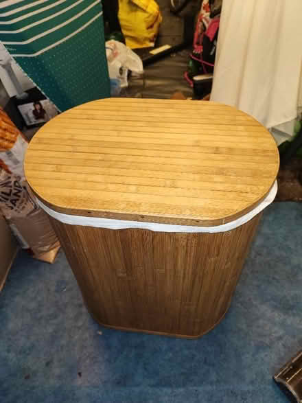 Photo of free Wooden Clothes Bin (Kineton Green B92) #1