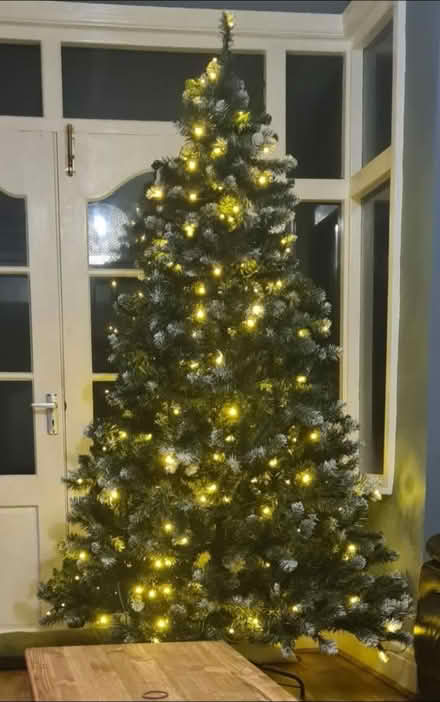 Photo of free Christmas Tree 6ft/7ft pre lit (Offerton SK2) #1