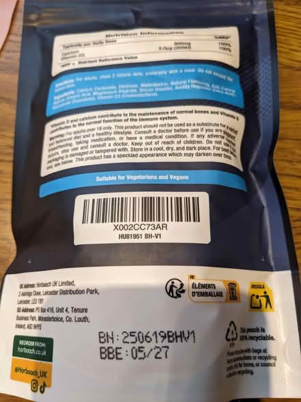Photo of free Chewable Calcium and Vitamin D3 (Caversham Park RG4) #1