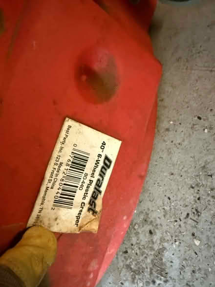 Photo of free Duralast Plastic Creeper - Garage (Mount Vernon, VA) #3