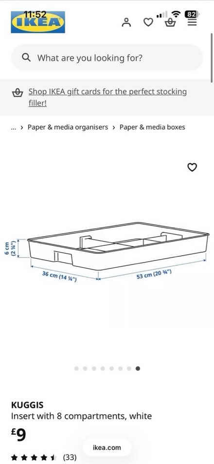 Photo of free IKEA drawer organiser (Attenborough NG9) #3