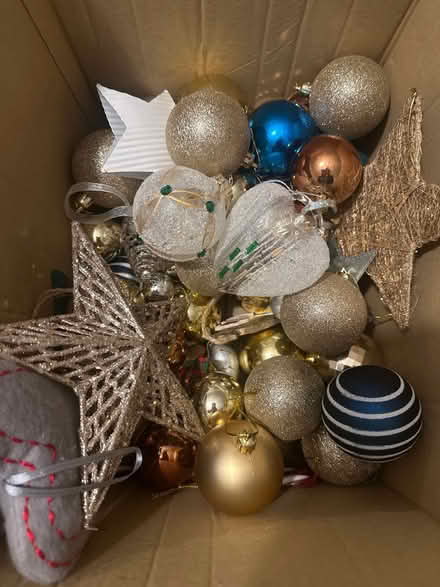 Photo of free Box of Christmas decorations (Chelmsford CM1) #1