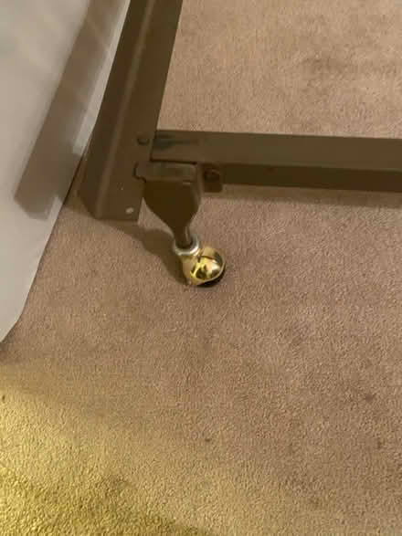 Photo of free Metal Full-size bed frame (Green Brook, south of Rt 22) #2