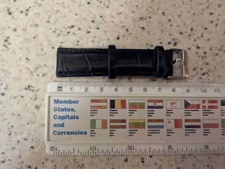 Photo of free Leather watch strap 20mm with spring bars (Belle Vue WF1) #4