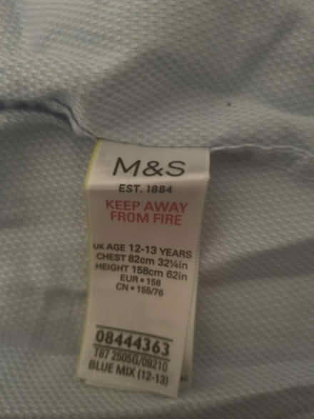 Photo of free Light blue boys shirt (SE15) #2