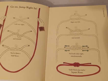 Photo of free Knot making book (Barming ME16 9) #2