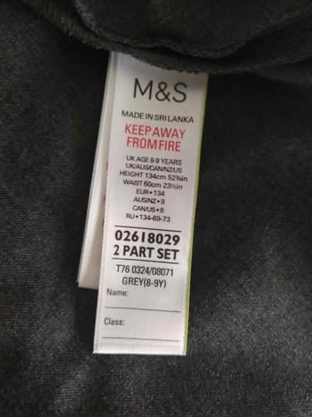 Photo of free 2 brand new M&S grey school skirts (Lichfield WS14) #3