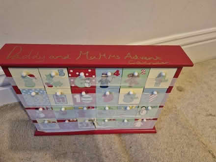 Photo of free Wooden advent calendar drawer decoration (Eton SL4) #1