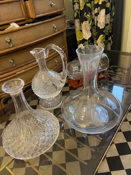 Photo of free Four glass decanters (W3 Acton) #1
