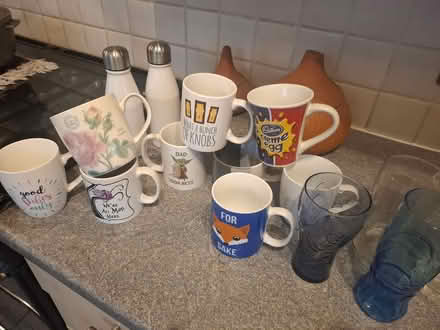 Photo of free Assorted cups & glasses (Woodhey CH42) #1