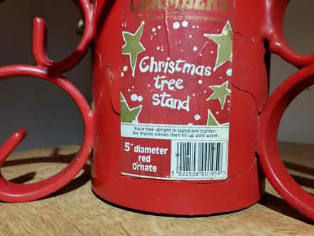 Photo of free Christmas tree stand (Silverdale LA5) #2