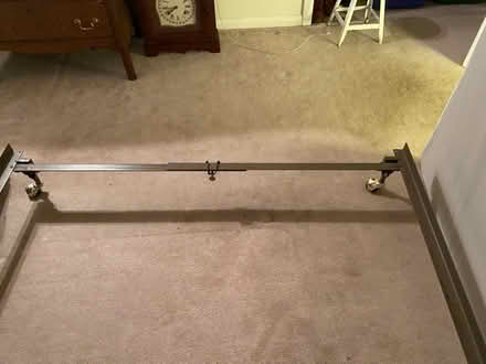 Photo of free Metal Full-size bed frame (Green Brook, south of Rt 22) #3