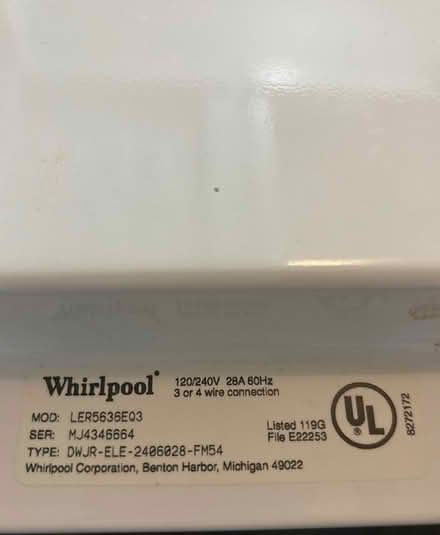 Photo of free Maytag Washer Whirlpool Dryer (Lynwood WA) #2