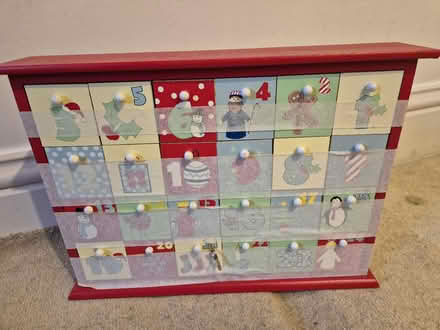 Photo of free Wooden advent calendar drawer decoration (Eton SL4) #2