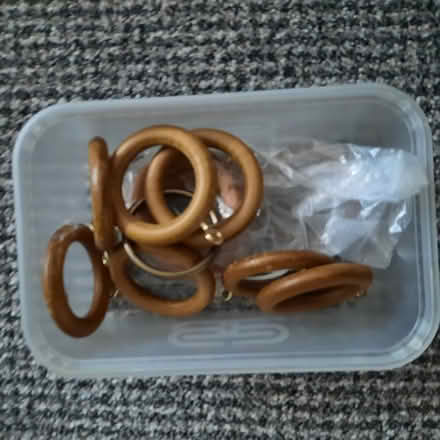 Photo of free Wooden curtain rings. (Southport PR9) #1
