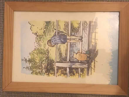 Photo of free Winnie the Pooh picture in A4 IKEA frame (Freehold LA1) #1