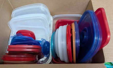 Photo of free Plastic food containers and lids (Santa Clara near Great America) #2