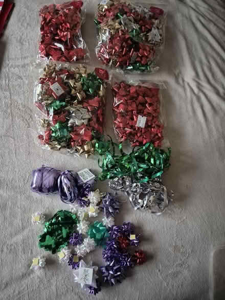 Photo of free Assorted Xmas Cards, Tags, Bows + Other (Handforth SK9) #1