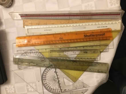 Photo of free Rulers etc. Is there a school that might need these ? (Great Moor SK2) #1