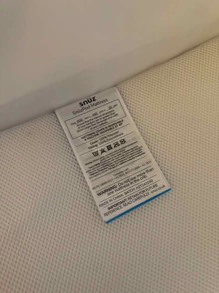 Photo of free Snuzpod 3 bedside cot (Sw20) #2