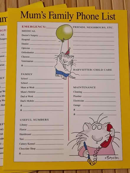 Photo of free Magnetic Phone List (Barton/Headington, OX3) #2