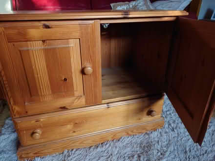 Photo of free Solid Pine TV unit (St Marks Cheltenham) #2