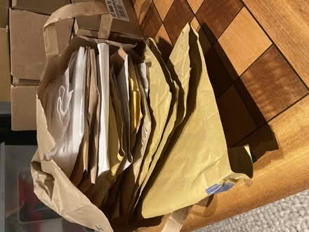 Photo of free Bag of Jiffy bags and foam packaging (Hatch Warren RG22) #1