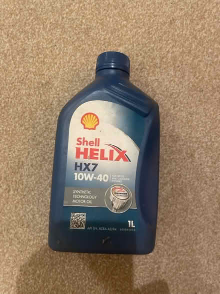 Photo of free 10w-40 car oil 1L (Acton W3) #1