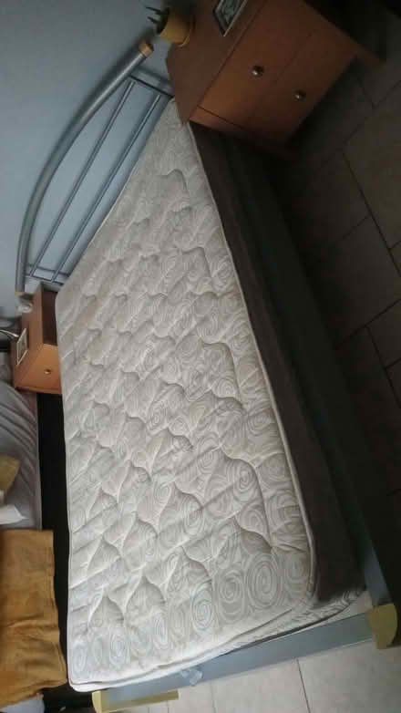 Photo of free Double bed frame and mattress (Ballynure) #2