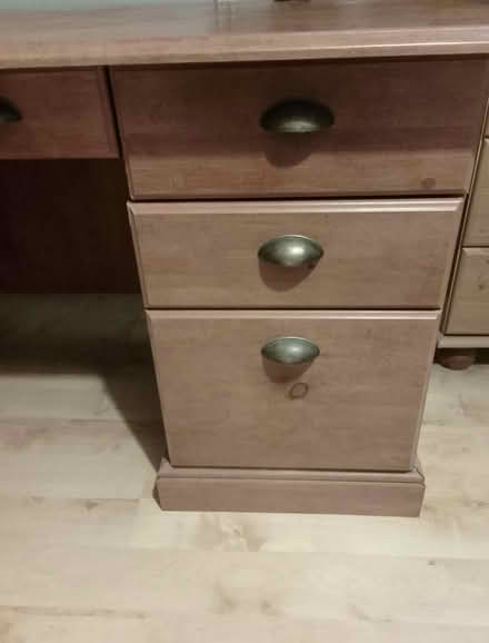Photo of free Large , heavy wooden desk (Havant PO9) #2
