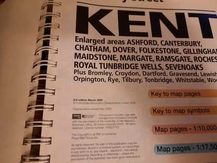 Photo of free Kent AA Street atlas (Hollingdean BN1) #1