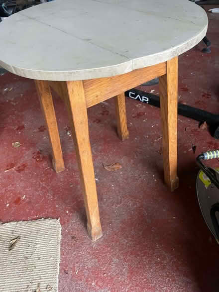 Photo of free Small hard woodTable (Dutton PR3) #1