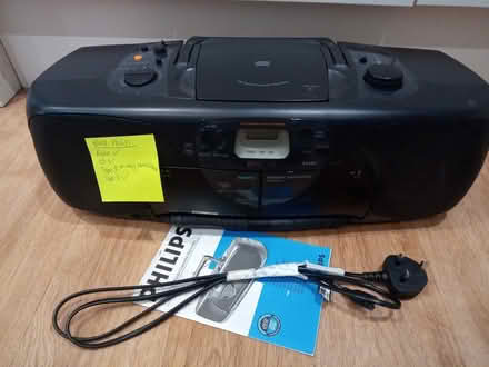 Photo of free CD/radio/cassette tape recorder (Irish Fields LS21) #1