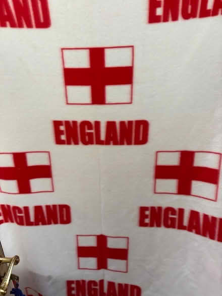Photo of free England football fleece throws x 2 (Sevington, Ashford) #1