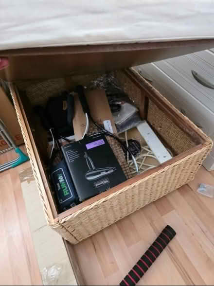 Photo of free Rattan storage footstool (St.Leonards TN38) #2