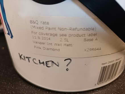 Photo of free Pink emulsion paint (2.5l unopened) (Yate BS37) #1