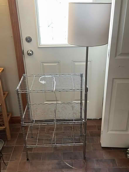 Photo of free Wire rack with lamp (Putnam Valley) #1