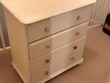 Photo of free drawers old pine painted over (BR1) #3