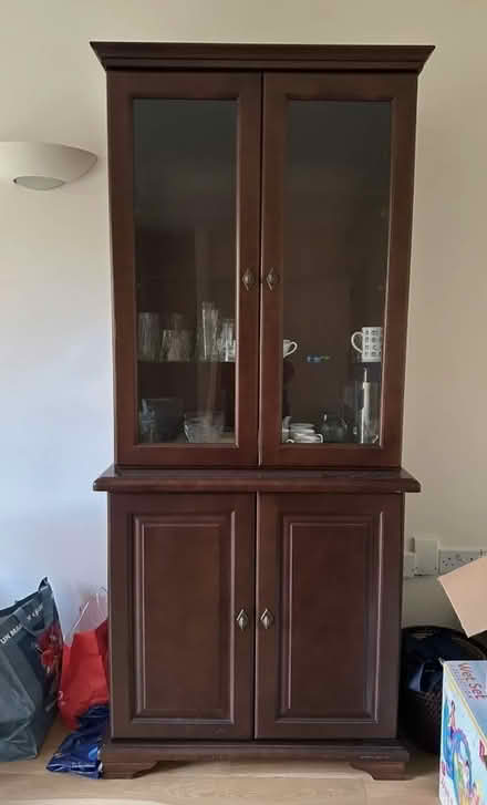 Photo of free Display cabinet with glass doors (Palmer Park RG1) #1