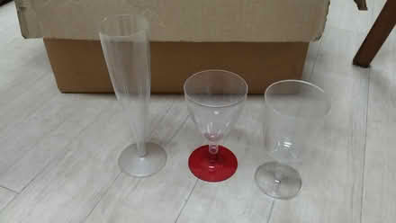 Photo of free Plastic wine glasses (Stockport SK4) #2