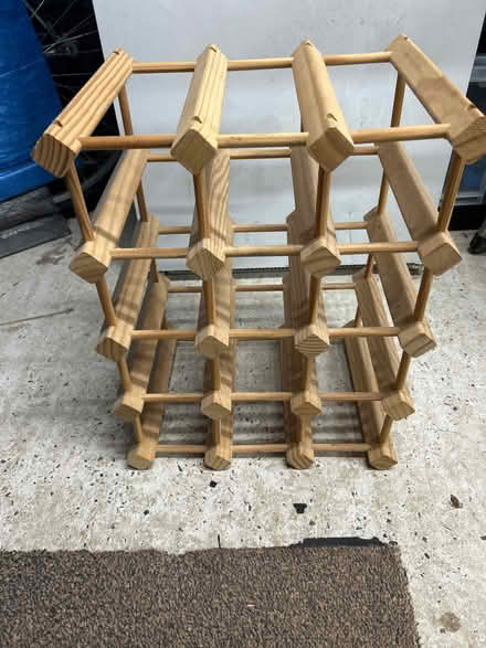 Photo of free Wooden bottle / wine rack (Greenfield CH8) #1