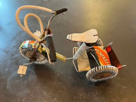 Photo of free toy bike made from recycled items (Hillcrest, Little Rock) #1
