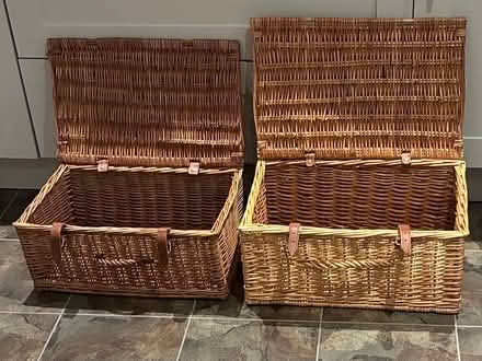 Photo of free 5 Wicker hamper baskets (St Albans) #3