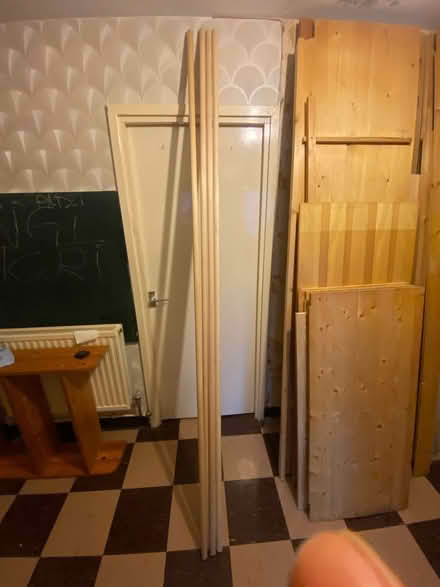 Photo of free Wooden dowels 243cm x 22cm (Brixton Sw2 1SX) #1