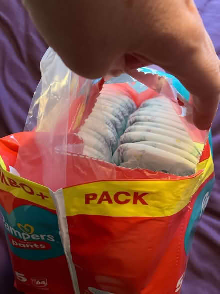 Photo of free Size 5 Pampers nappy pants (Bishops Waltham SO32) #3